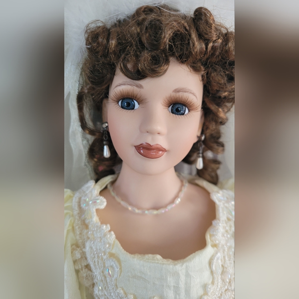 Show stoppers  Porcelain Wedding doll